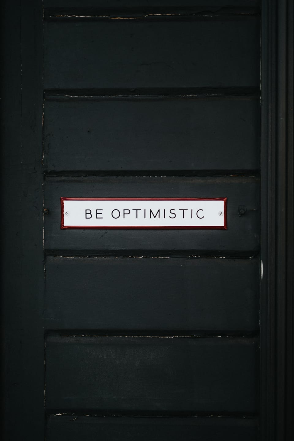The Power of Optimism